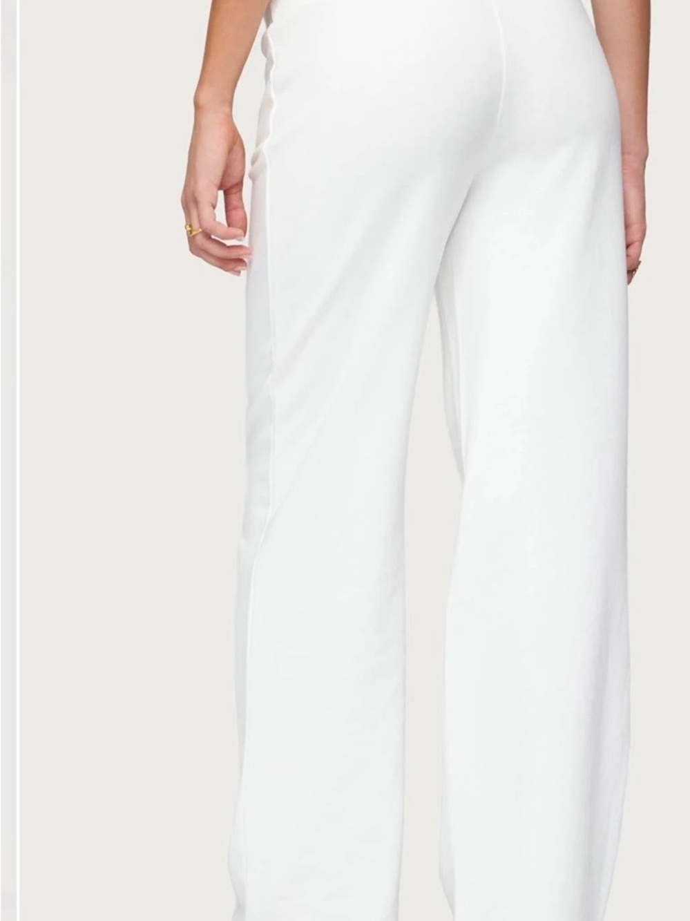 NWT Edikted 06 Sweatpants White - Picture 12 of 12